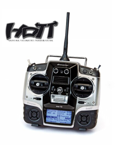 GRP-33112.77 - MX-12 Computersystem 6-Kanal 2.4GHz HoTT Einzelsender Graupner GRP-33112.77 GRP-33112.77 - MX-12 Computersystem 6-Kanal 2.4GHz HoTT Einzelsender Graupner GRP-33112.77