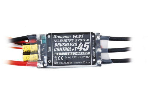 GRP-33745.XT60 - BRUSHLESS CONTROL +T 45 XT60 Graupner GRP-33745.XT60 GRP-33745.XT60 - BRUSHLESS CONTROL +T 45 XT60 Graupner GRP-33745.XT60