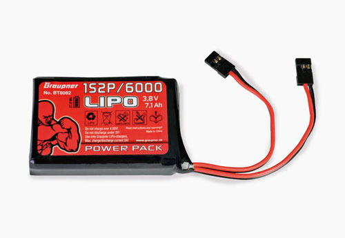 GRP-BT8083 - Senderakku flach LiPo 1S2P 5000mAh 3.8V TX Graupner GRP-BT8083 GRP-BT8083 - Senderakku flach LiPo 1S2P 5000mAh 3.8V TX Graupner GRP-BT8083