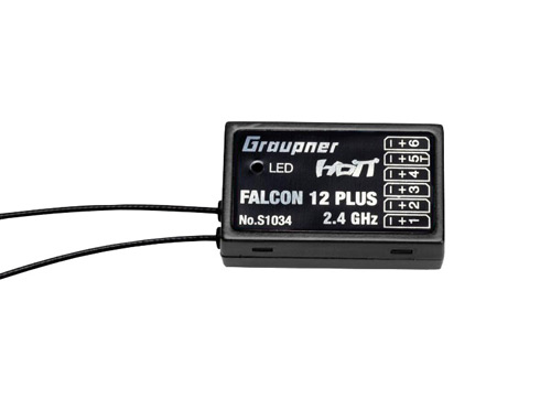 GRP-S1034 - Falcon 12 Plus Gyro Empfaenger HoTT 6-Kanal Graupner GRP-S1034 GRP-S1034 - Falcon 12 Plus Gyro Empfaenger HoTT 6-Kanal Graupner GRP-S1034
