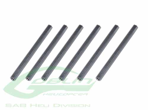 H0239-S - Alu Rahmen Abstandshalter 54mm (6 Stk) 500 SAB H0239-S