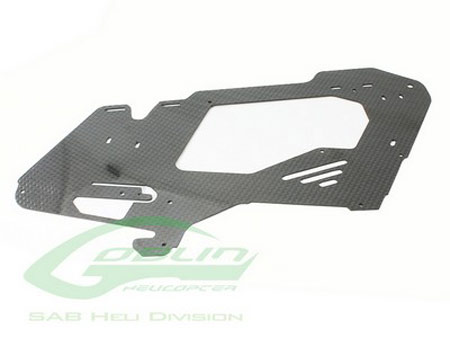 H0531-S - Carbon Hauptrahmen Seitenplatte - Goblin 380 SAB H0531-S