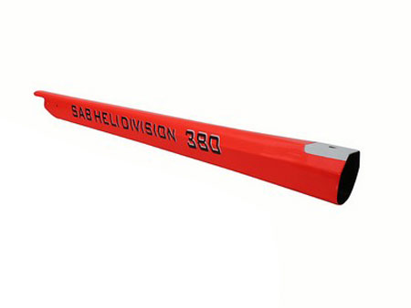 H0547-S - Carbon Heckrohr Rot - Goblin 380 SAB H0547-S