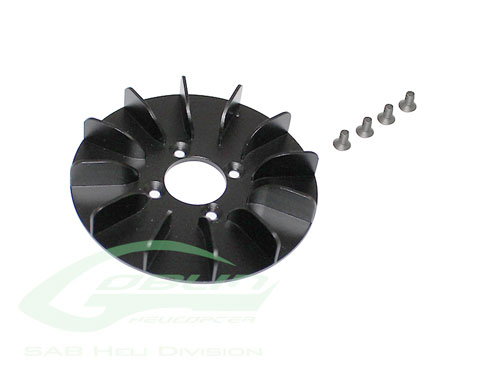 H0671BM-S - SAB Alu Luefterrad _ Engine Fan - Goblin Black Nitro H0671BM-S