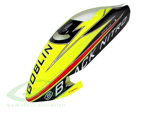 H0957-S - GfK Haube gelb - Black Nitro Sport SAB H0957-S H0957-S - GfK Haube gelb - Black Nitro Sport SAB H0957-S