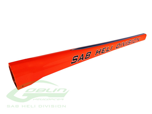 H0964-S - Carbon Heckrohr. orange - 570 Sport SAB H0964-S