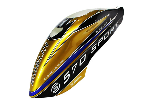 H0971-S - GFK Kabinenhaube gold_blau - 570 Sport SAB H0971-S H0971-S - GFK Kabinenhaube gold_blau - 570 Sport SAB H0971-S