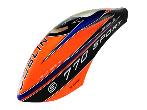 H0977-S - GFK Kabinenhaube. orange - 770 Sport SAB H0977-S H0977-S - GFK Kabinenhaube. orange - 770 Sport SAB H0977-S