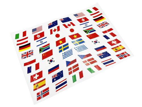H2124-S - Flags Sticker Set SAB H2124-S H2124-S - Flags Sticker Set SAB H2124-S