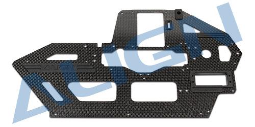 H50B015AXT - 500XT Chassis Seitenteil Carbon (L) Align H50B015AXT