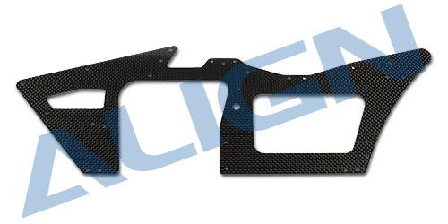 H6NB002XXT - 600XN Chassis Seitenteil Carbon (Unten) Align H6NB002XXT