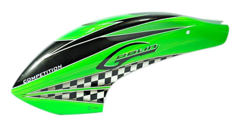H9008-S - Goblin 770 _ 700 Competition Haube - RACING GREEN SAB H9008-S