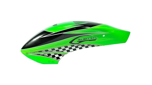 H9019-S - GFK Airbrushhaube Racing Green - Goblin 570 SAB H9019-S