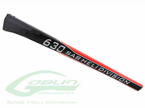 H9034-S - Heckrohr Vollcarbon. rot_schwarz 630 SAB H9034-S H9034-S - Heckrohr Vollcarbon. rot_schwarz 630 SAB H9034-S
