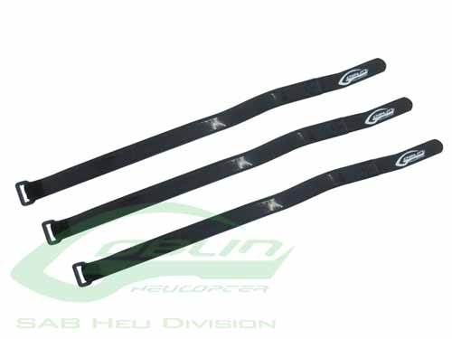 HA023-S - Akku Klettband 430mm x 20mm (3 Stk) 500 SAB HA023-S