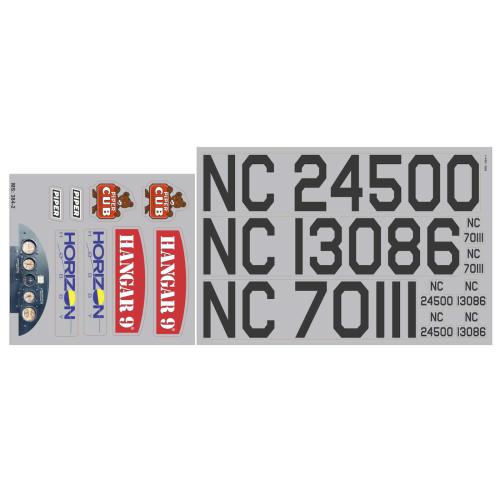 HAN500522 - Decal Sheet: J-3 Cub 10cc. 82.5 HANGAR 9 HAN500522 HAN500522 - Decal Sheet: J-3 Cub 10cc. 82.5 HANGAR 9 HAN500522