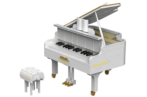 HAP-YC-21003 - Dreamers Piano weiSz Limited Edition (2745 Teile) HAPPY BUILD HAP-YC-21003