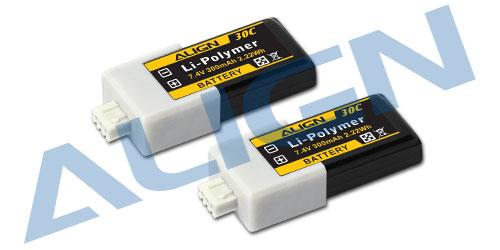 HBP03001 - 2S1P 7.4V 300mAh_30C LiPo Align HBP03001 HBP03001 - 2S1P 7.4V 300mAh_30C LiPo Align HBP03001