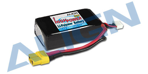 HBP13001 - Align 3S1P 11.1V 1300mAh 30C (XT60) HBP13001