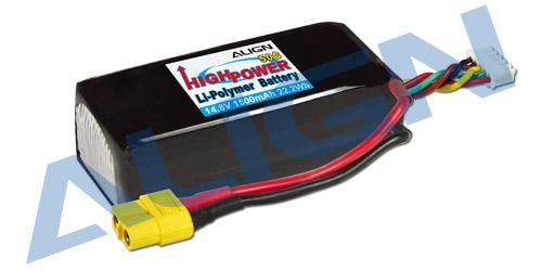 HBP15003 - LiPo 4S1P 14.8V 1500mAh _ 50C Align HBP15003