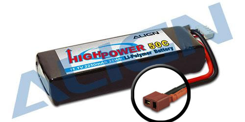 HBP22503 - Align 3S1P 11.1V 2250mAh_50C HBP22503 HBP22503 - Align 3S1P 11.1V 2250mAh_50C HBP22503