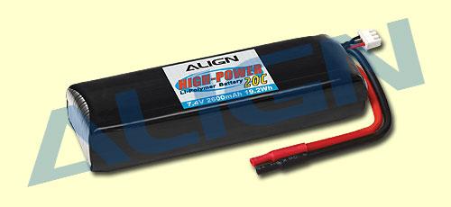 HBP26003 - Align 7.4V 2S1P 2600mAh 20C HBP26003 HBP26003 - Align 7.4V 2S1P 2600mAh 20C HBP26003