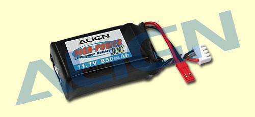 HBP85001 - Align 11.1V 3S1P 850mAh 30C HBP85001 HBP85001 - Align 11.1V 3S1P 850mAh 30C HBP85001