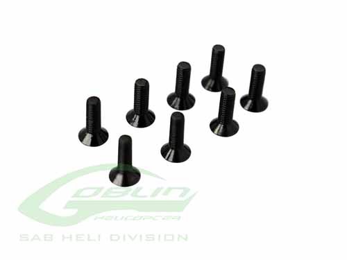 HC125-S - Flat Head Cap M2.5x8mm (8pcs) - Comet HC125-S HC125-S - Flat Head Cap M2.5x8mm (8pcs) - Comet HC125-S