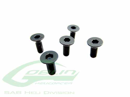 HC132-S - Senkkopfsschrauben (M3x5mm) (5 Stk) 500 SAB HC132-S HC132-S - Senkkopfsschrauben (M3x5mm) (5 Stk) 500 SAB HC132-S
