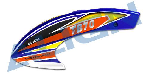 HCB7004T - TB70 lackierte Kabinenhaube - blau Align HCB7004T HCB7004T - TB70 lackierte Kabinenhaube - blau Align HCB7004T