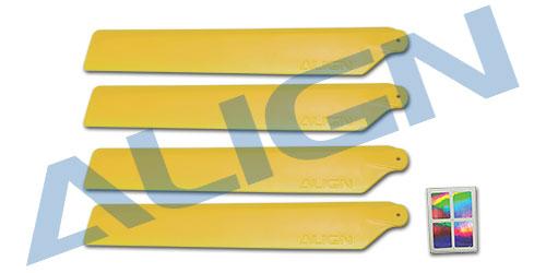 HD123DT - 120 Hauptrotorblaetter. gelb Align HD123DT HD123DT - 120 Hauptrotorblaetter. gelb Align HD123DT
