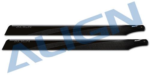 HD420H - 425 Carbon Hauptrotorblaetter. schwarz Align HD420H HD420H - 425 Carbon Hauptrotorblaetter. schwarz Align HD420H