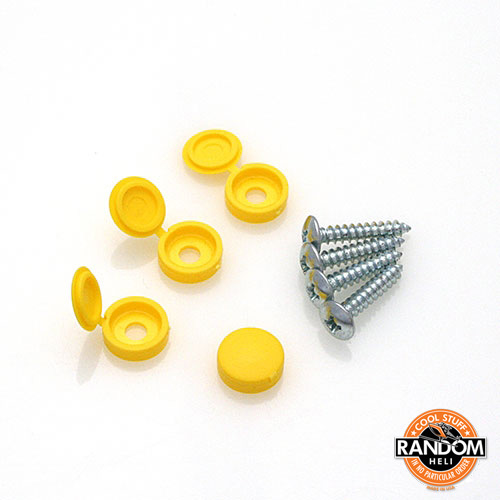 HDW-CAP-6-Y - Schrauben inkl. Abdeckungen gelb (Wandhalterung STC5565) Random Heli HDW-CAP-6-Y HDW-CAP-6-Y - Schrauben inkl. Abdeckungen gelb (Wandhalterung STC5565) Random Heli HDW-CAP-6-Y