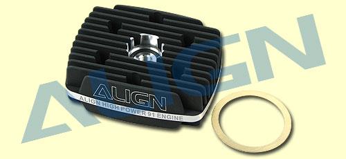 HE90H04 - 91H Hyper Zylinderkopf. schwarz Align HE90H04 HE90H04 - 91H Hyper Zylinderkopf. schwarz Align HE90H04