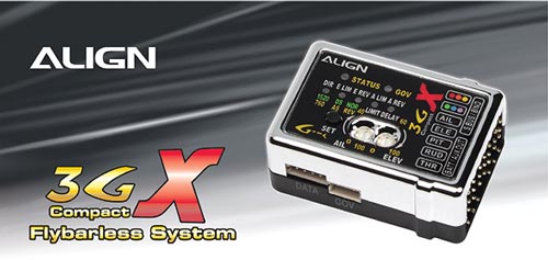 HEG3GX01 - 3GX Programmable Flybarless System Align HEG3GX01 HEG3GX01 - 3GX Programmable Flybarless System Align HEG3GX01