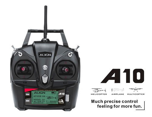 HERA1002 - Align A10 10-Kanal AFHDS 2A Sender inkl. A6B Empfaenger HERA1002 HERA1002 - Align A10 10-Kanal AFHDS 2A Sender inkl. A6B Empfaenger HERA1002