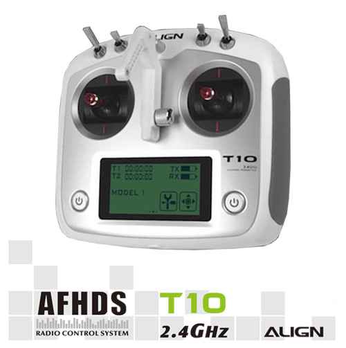 HERT1002 - Align T10 10-Kanal 2.4GHz AFHDS 2A Sender inkl. AR18i HERT1002 HERT1002 - Align T10 10-Kanal 2.4GHz AFHDS 2A Sender inkl. AR18i HERT1002