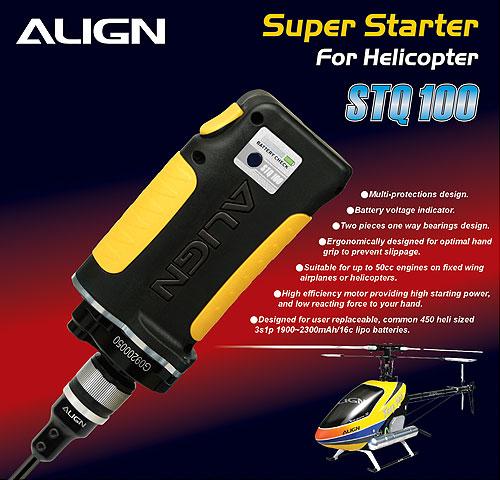 HFSSTQ01 - Super Starter (Helicopter) gelb Align HFSSTQ01