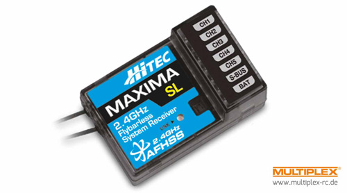 HIT-111077 - MAXIMA SL 2.4GHz AFHSS 6_9-Kanal S.Bus Empfaenger HiTEC HIT-111077 HIT-111077 - MAXIMA SL 2.4GHz AFHSS 6_9-Kanal S.Bus Empfaenger HiTEC HIT-111077