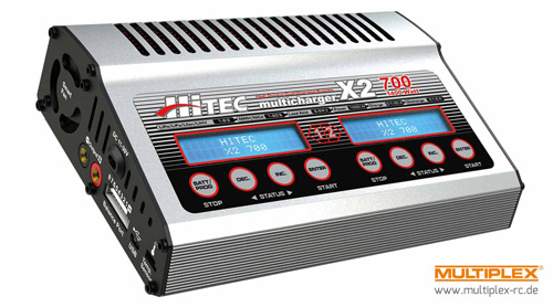 HIT-114128 - Multicharger X2 700 DC (1400W) HiTEC HIT-114128 HIT-114128 - Multicharger X2 700 DC (1400W) HiTEC HIT-114128