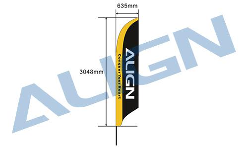HOZ00004 - ALIGN Beachflag (2 Stk) HOZ00004 HOZ00004 - ALIGN Beachflag (2 Stk) HOZ00004