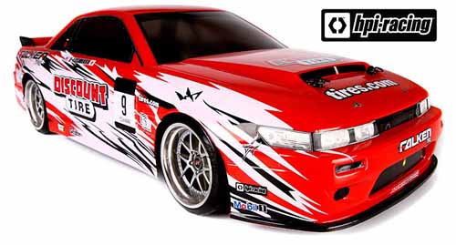 HPI109291 - E10 Drift 1:10 4WD - RTR (Nissan Silvia S13 Discount Tire) HPI HPI109291 HPI109291 - E10 Drift 1:10 4WD - RTR (Nissan Silvia S13 Discount Tire) HPI HPI109291