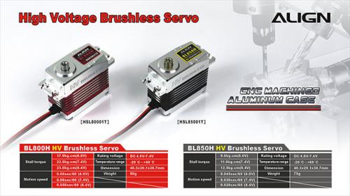 HSL80001 - BL800H High Voltage Brushless Servo Align HSL80001