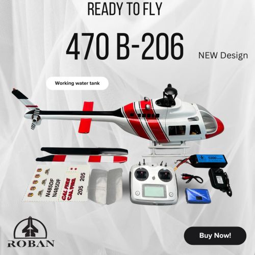 HSM-470-R-JR-CF - RotorScale B206 Cal Fire 470 Hubschrauber - RTF Roban HSM-470-R-JR-CF HSM-470-R-JR-CF - RotorScale B206 Cal Fire 470 Hubschrauber - RTF Roban HSM-470-R-JR-CF