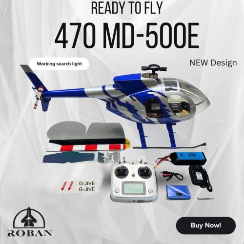 HSM-470-R-MD-GJB - RotorScale MD-500 GJive 470 Hubschrauber blau - RTF Roban HSM-470-R-MD-GJB HSM-470-R-MD-GJB - RotorScale MD-500 GJive 470 Hubschrauber blau - RTF Roban HSM-470-R-MD-GJB