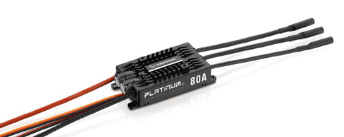 HW-30203200 - Platinum V4 BL ESC 80A 3-6S LiPo 10A BEC Hobbywing HW-30203200