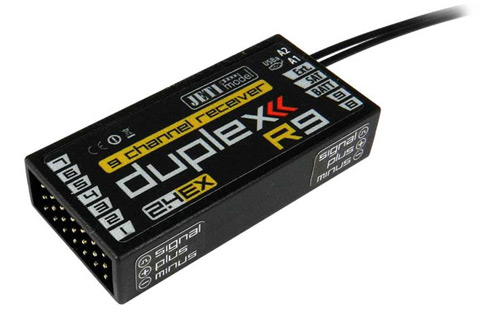 JDEX-R9 - JETI DUPLEX 2.4EX Empfaenger R9 JDEX-R9 JDEX-R9 - JETI DUPLEX 2.4EX Empfaenger R9 JDEX-R9