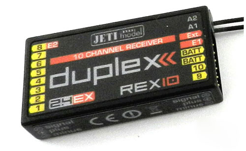 JDEX-RR10 - JETI DUPLEX 2.4EX Empfaenger REX10 JDEX-RR10
