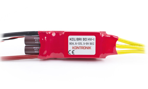 K-04350 - KOLIBRI 90 HV-I 90A 5-9V BEC Kontronik K-04350 K-04350 - KOLIBRI 90 HV-I 90A 5-9V BEC Kontronik K-04350
