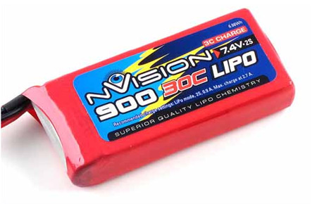 KYNVO1801 - nVision 7.4V 2S1P 900mAh 30C KYNVO1801